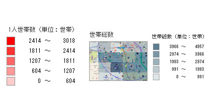 1人暮らしのデータ推移と世帯総数